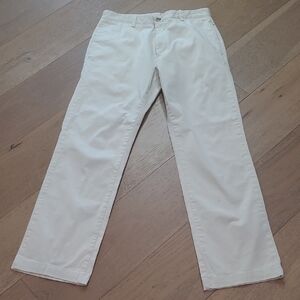 Vineyard Vines Chinos Men's sz 32*/36* Off White Flat Front Chino Pants